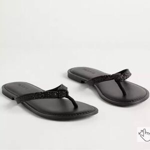 Torrid Rhinestone Knot Flip Flops